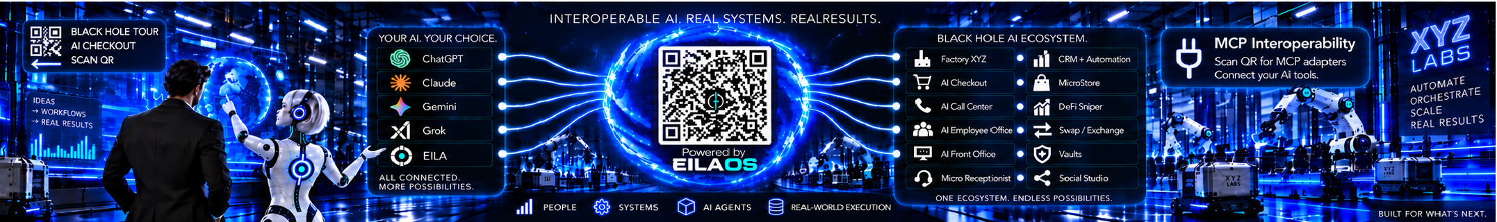 Black Hole AI: call centers, lead capture, business automation, AI creators and 3D Studio