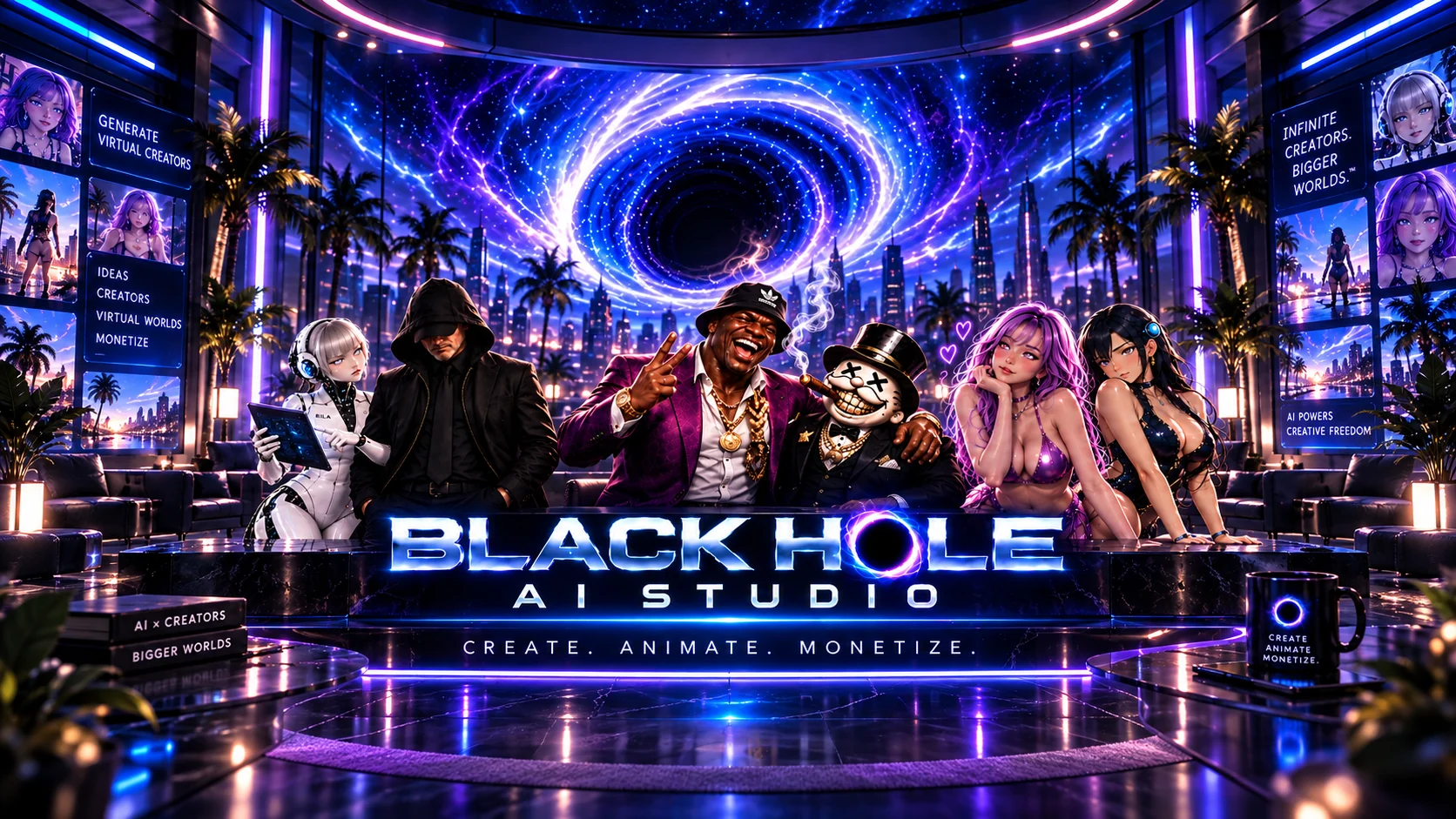 Black Hole AI Studio artwork